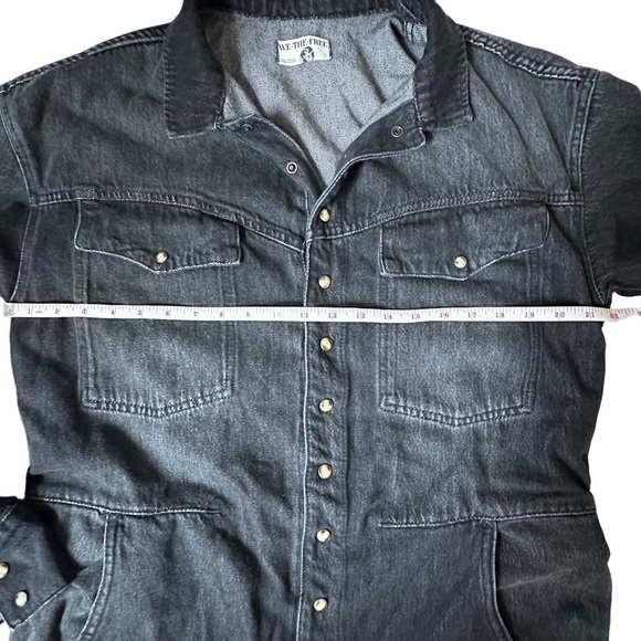 Free People x We the Free Black Care Townes Jumpsuit Size Large NWOT - Picture 9 of 16